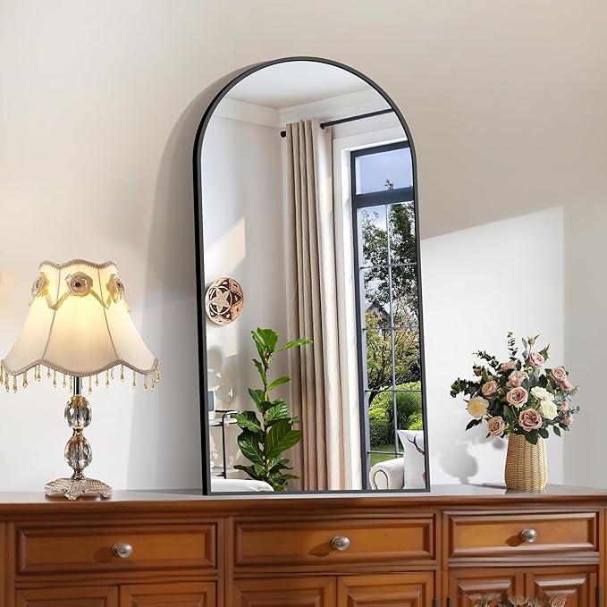 CIRCUMI Arched Wall Mirror, Metal Frame, Large Size - Image 2