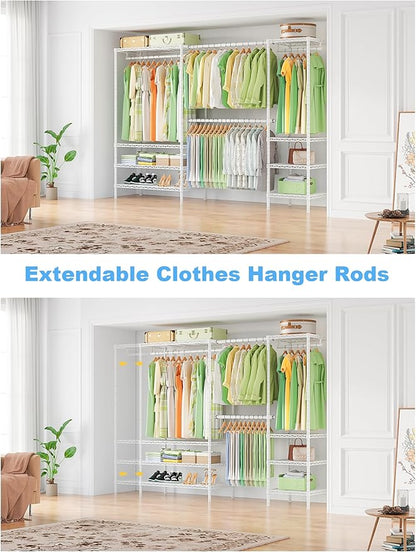 Ulif E11 Heavy-Duty Garment Rack, Metal Freestanding Clothes Rack and Closet - Image 3
