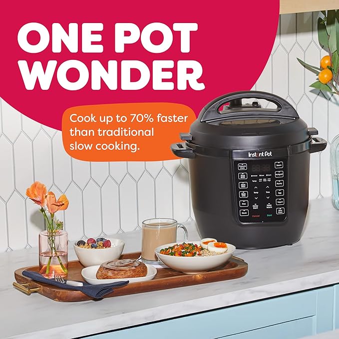Instant Pot 6QT RIO 7-in-1 Multi-Cooker, Pressure Cooker, Slow cook, Rice Maker - Image 3