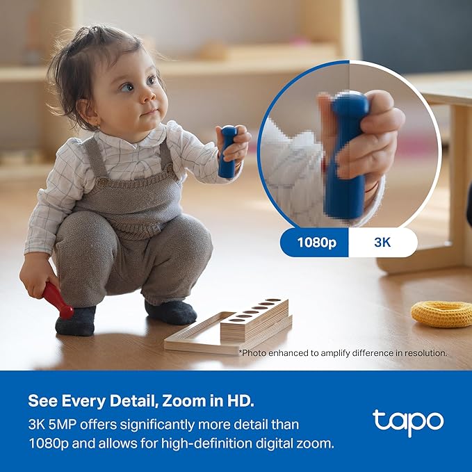 Tapo 3K 5MP Indoor Security Camera - Image 2