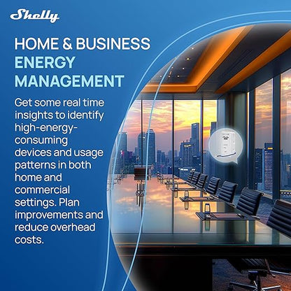 Shelly 3EM-63T Gen3 | Wi-Fi Operated Smart 3-Phase Energy Meter | Home - Image 4