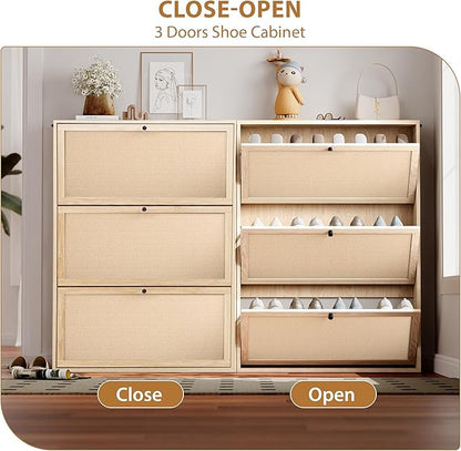 AVZEAR Narrow Shoe Storage Cabinet - Image 5