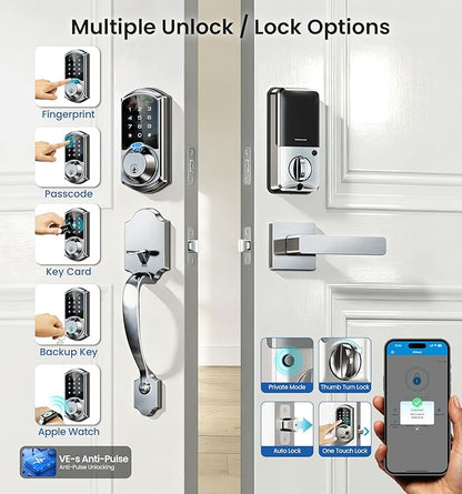 Veise VE07-H Fingerprint Smart Locks - Image 2