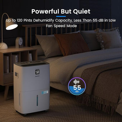 Yaufey 6000 Sq. Ft. Energy Star Certified Dehumidifier, Max 120 Pints - Image 4