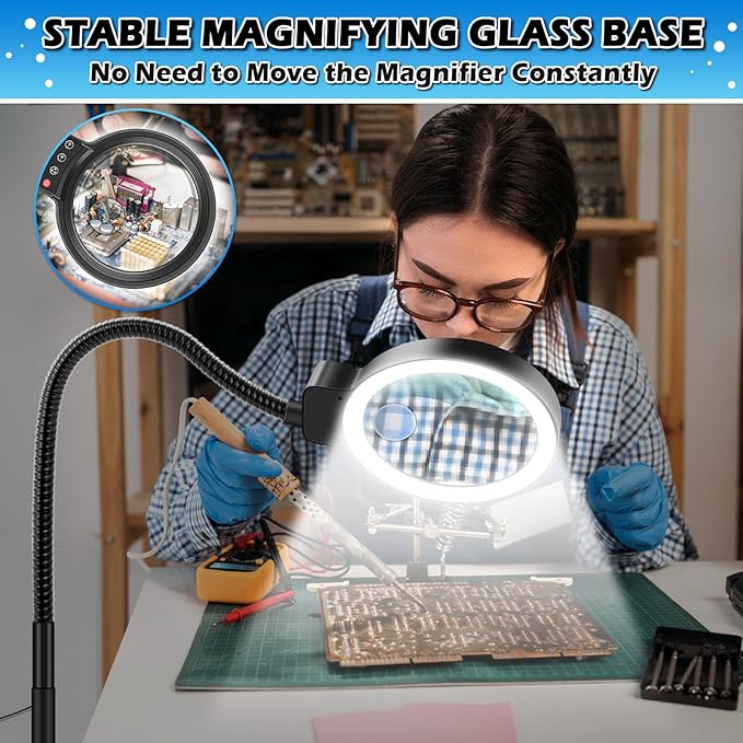 30X 10X Large Floor Magnifying Glass - Image 3