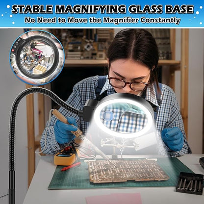 30X 10X Large Floor Magnifying Glass - Image 3