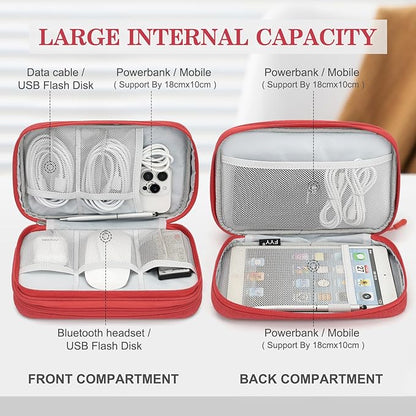 FYY Electronic Organizer, Large Travel Cable Organizer Bag Pouch Electronic - Image 3