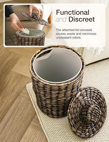 2 Gallons Wicker Waste Basket - Image 5