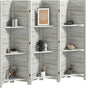 HOMCOM Room Divider, 6 Panel 67" Tall Wood Privacy Screen by HOMCOM