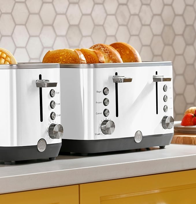 GE 2 Slice Toaster, Extra Wide Slots - Image 6