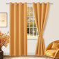 Hiasan Blackout Curtains for Bedroom, 52 x 84 Inches Long by Hiasan