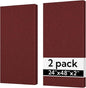 Olanglab Sound Absorbing Acoustic Wall Panels 2 Pack, Large Fabric Wrapped by Olanglab