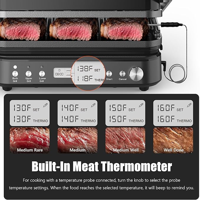CATTLEMAN Panini Grill Press Sandwich Maker - Image 5