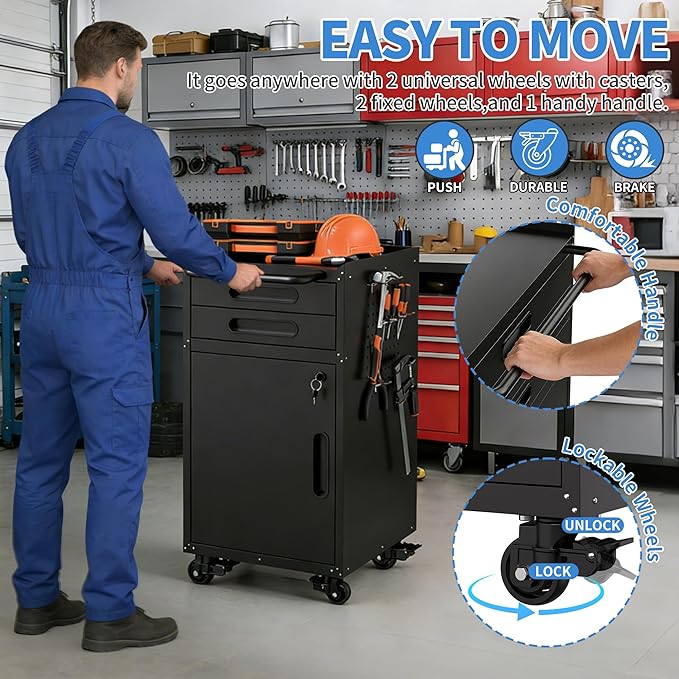 Small Garage Storage Cabinet - Image 6