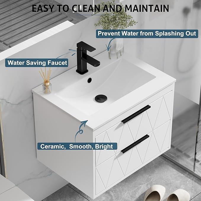 eclife 24" Bathroom Vanities Cabinet - Image 4