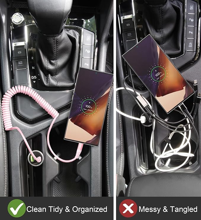 USB C to USB C Cable, CarPlay iPhone USB-C Cable/Android Auto USB C Cord - Image 6