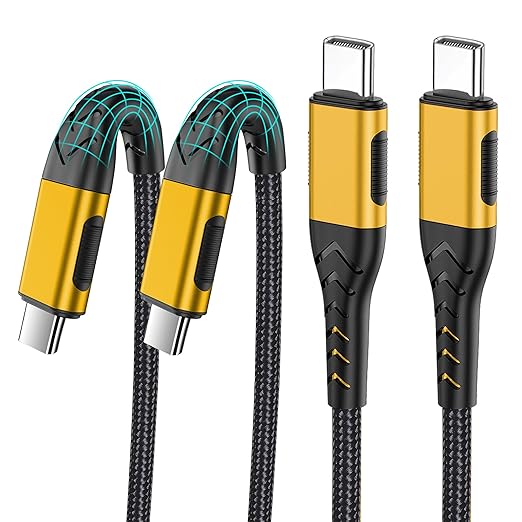 Durcord USB C to USB C Cable, Type C to Type C Charger Braided USB Cable by Durcord