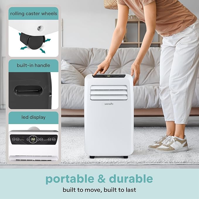 SereneLife Portable Air Conditioner 12, 000 BTU - Image 4