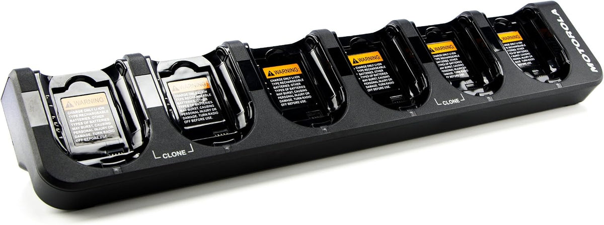 motorola hkpn4007a clp series multi-unit charger kit (black), main product view