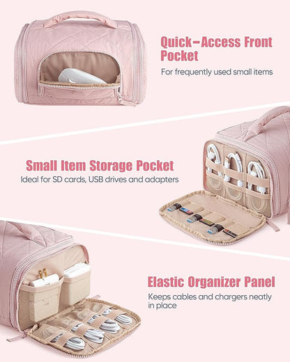 Cable Organizer Bag, Travel Cord & Charger Organizer Pouch - Image 4