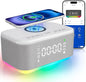 Bluetooth Alarm Clock Radio Bedroom, Digital Dual Alarm Clock Bedroom by FansbeSmart