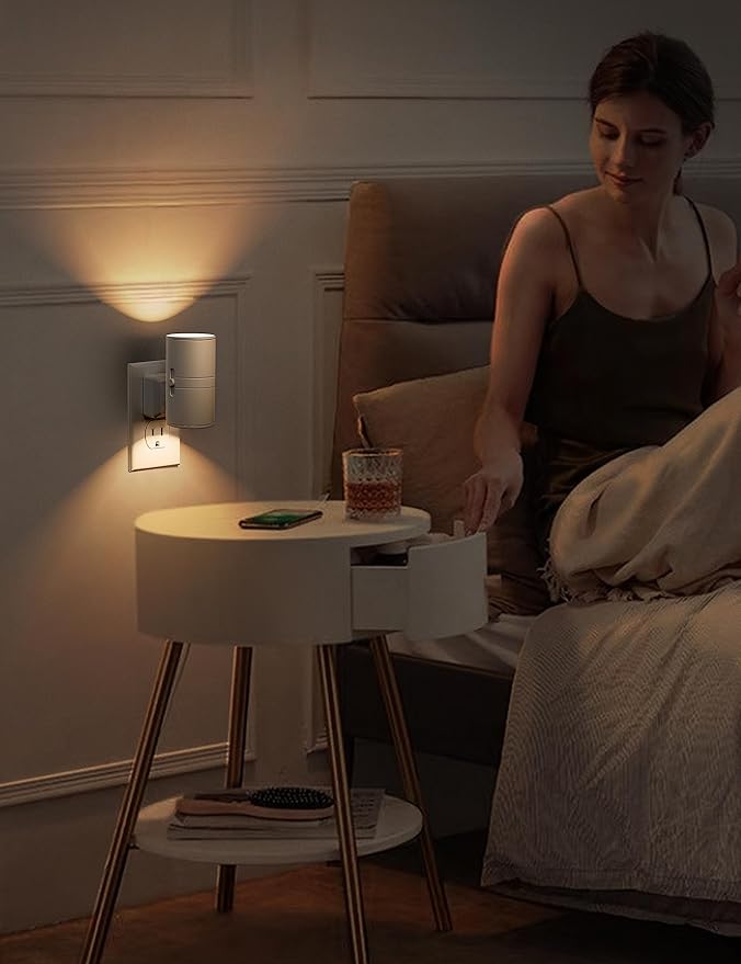L LOHAS LED 4X Night Light Plug in, LOHAS Modern Night Light - Image 8
