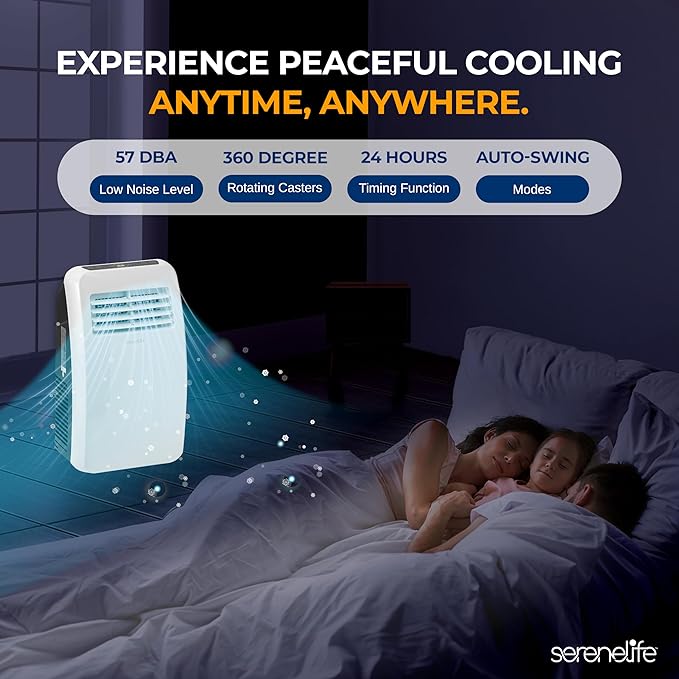 SereneLife 3-in-1 Portable Air Conditioner - Image 5