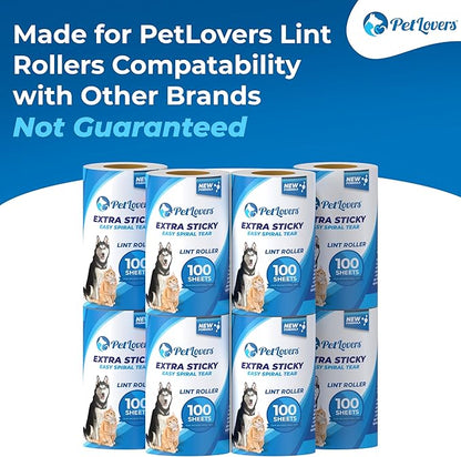 PetLovers Extra Sticky Lint Roller Mega Value Set - Image 4