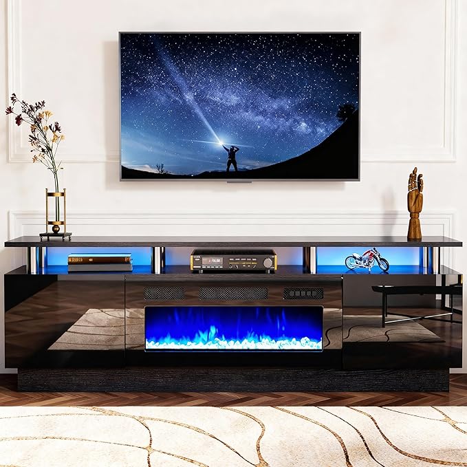 oneinmil 2 Tier TV Console Stand by oneinmil
