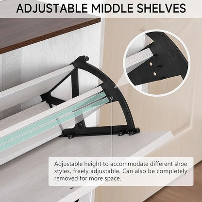 Narrow Shoes Storage Cabinet, Entryway Storage - Image 5