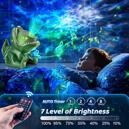 Dinosaur Galaxy Projector for Bedroom, 144 Lighting Modes Star Projector for - Image 6