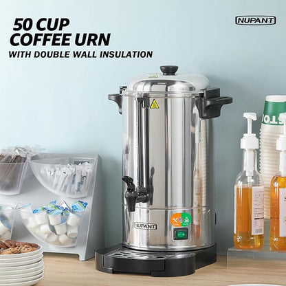 Commercial Coffee Urn 50 Cup/8L Coffee Dispenser - Image 7