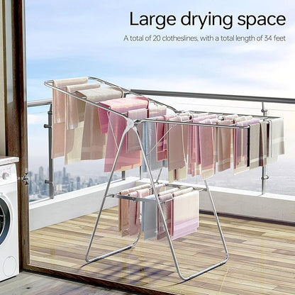 APEXCHASER Clothes Drying Rack Folding - Image 8