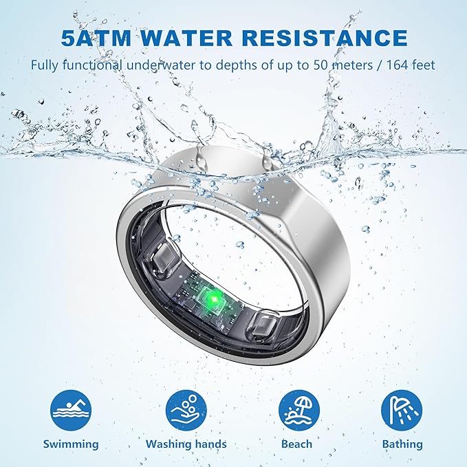 SEEKZERO Smart Ring-Size First Before You Buy, No APP Subscription, 7-10 Days - Image 8
