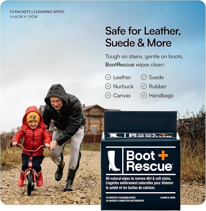 Boot Rescue cleaning wipes for leather and suede boots - Image 7