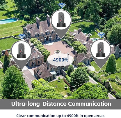 PANDAAR Doorbell Wireless for Home, Wireless Intercom System 4900ft Long Range - Image 4