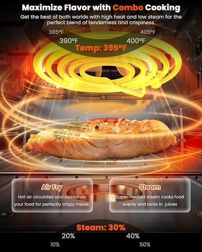 Nuwave Combi Steam Oven, Non-Toxic Stainless Steel Multi-Cooker - Image 4