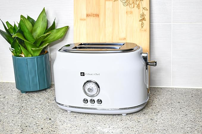 Frigidaire ETO102-WHITE, 2 Slice Toaster, Retro Style, Wide Slot - Image 7