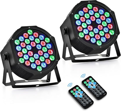 CO-Z Stage Lights 36 RGB LED Par Lights by CO-Z
