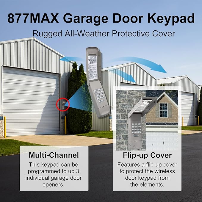 Universal Garage Door Opener Keypads & Remotes - Image 3