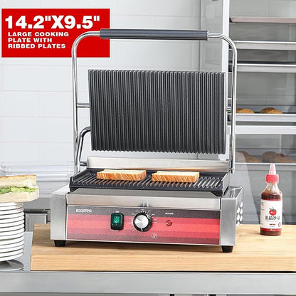 EGGKITPO Commercial Panini Press Grill - Image 4