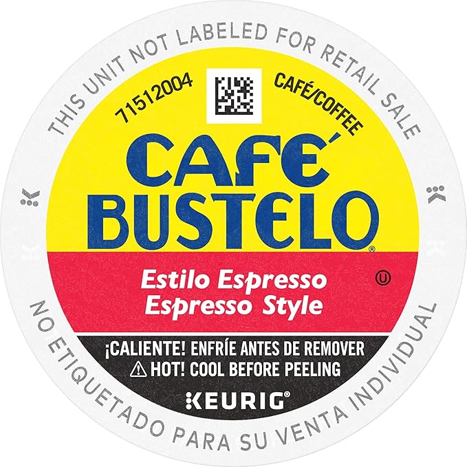 Café Bustelo Espresso Style, Dark Roast Coffee, Keurig K-Cup Pods - Image 4