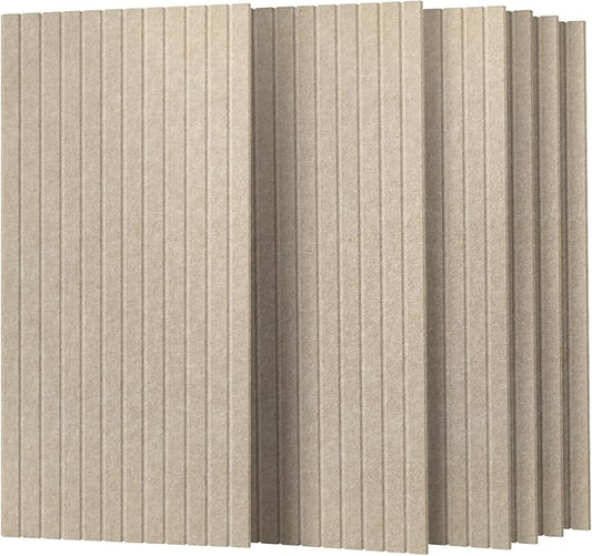 UMIACOUSTICS 6 Packs Acoustic Panel, 47.2 x 23.6 Inches Decorative Sound Proof by UMIACOUSTIC