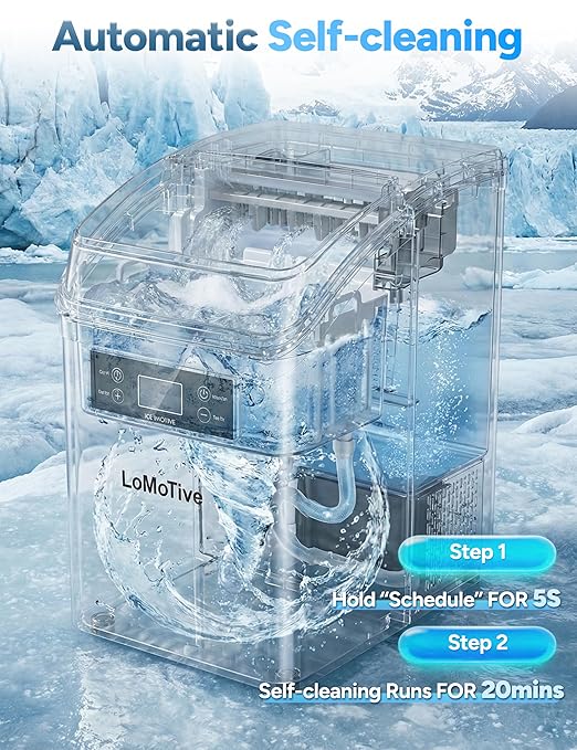 Countertop Clear Ice Cube Maker Machine - Image 5