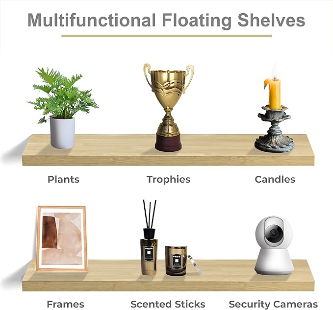 Sorbus Floating Shelves for Wall - Image 6