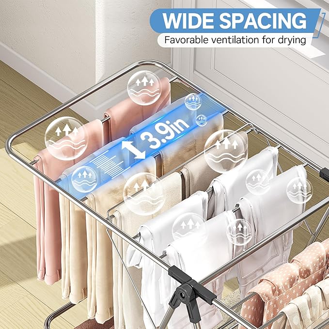 APEXCHASER Clothes Drying Rack - Image 3