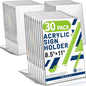 Aheroi Acrylic Sign Holder 8.5 x 11, Plastic Stands Flyer Display, Office by Aheroi