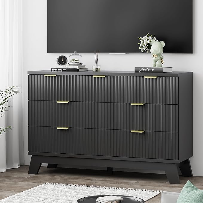 Xixini Fluted Dresser for Bedroom - Image 7
