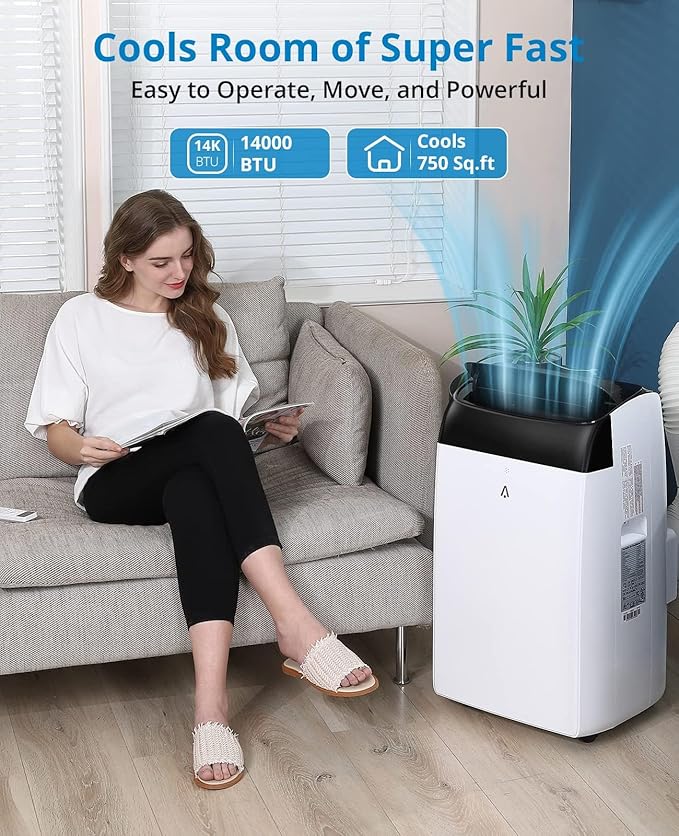 Portable Air Conditioners, 14000 BTU Cooling Capacity - Image 6