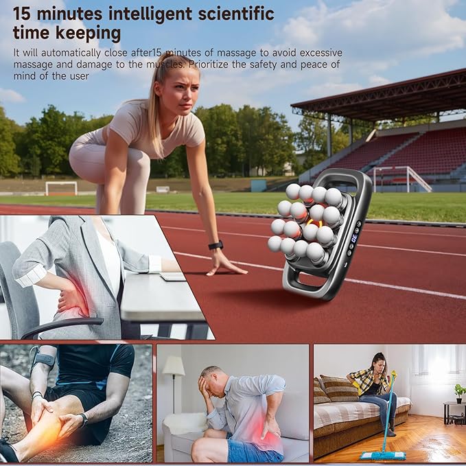 Fakosre Upgraded 16-Head Massage Gun, Deep Tissue Percussion Massager, Muscle - Image 6